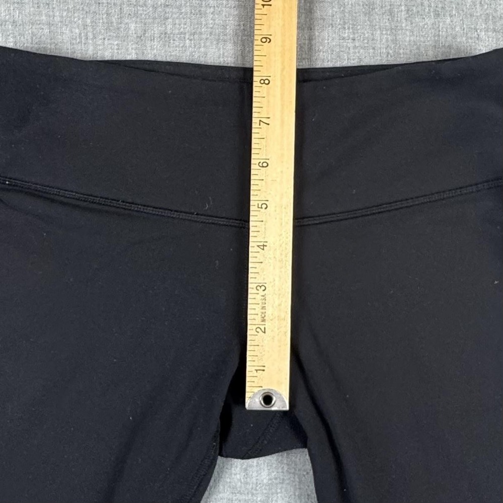 Lululemon Pants Womens 6 Black Ankle Leggings Yoga Gym Athletic - Picture 7 of 9